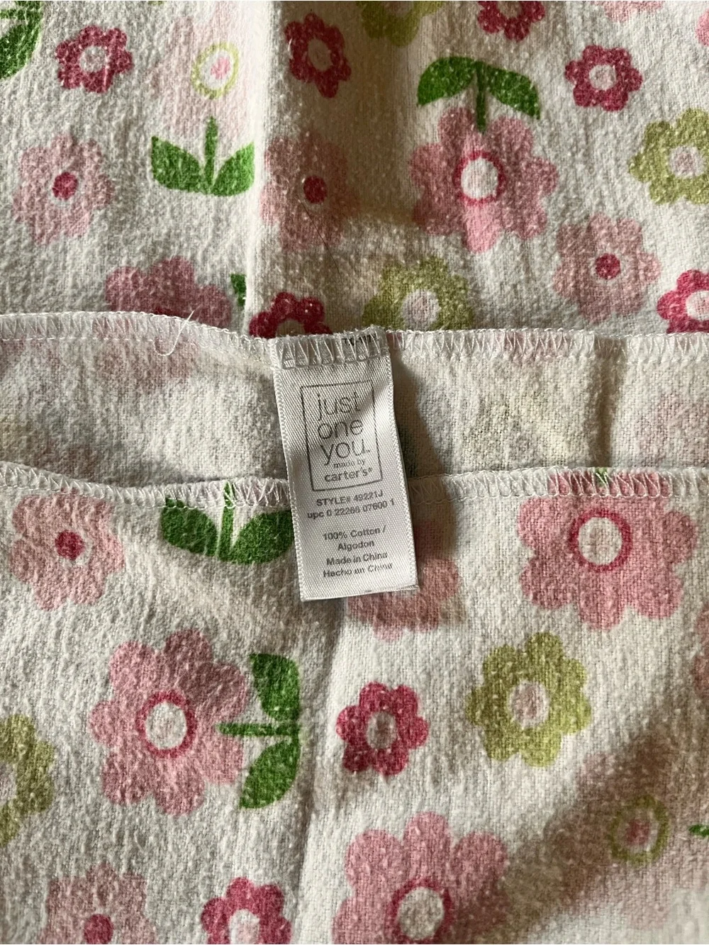 Carter's Pink Floral Baby Swaddle Blanket